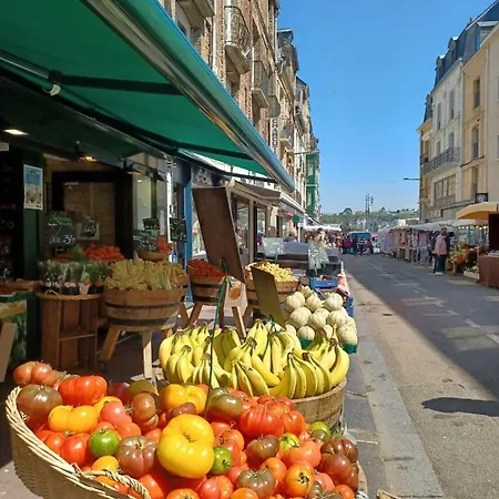 Bleu D'arques Lumineux Et Calme דירה דייפ